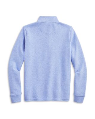 Boys' Saltwater Stripe Quarter Zip Mock Neck Sweatshirt - Little Kid, Big Kid 