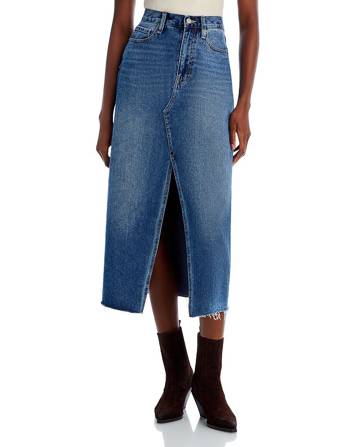 High waisted midi skirt 100 new arrivals