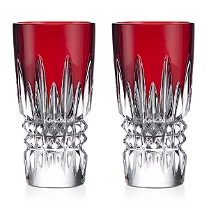 Waterford New Year Celebration Red Shotglass, Set of 2
