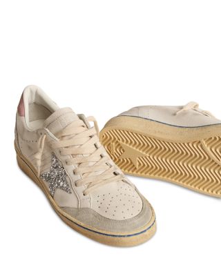 Golden Goose Women's Ball Star Glitter Low Top Sneakers
