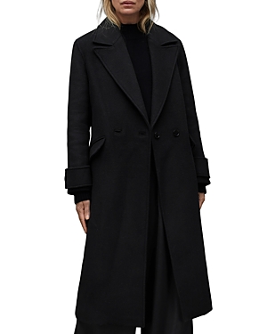 Shop Allsaints Mabel Coat In Black