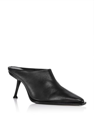 Cult Gaia Lina Pointed Toe Mule In Black