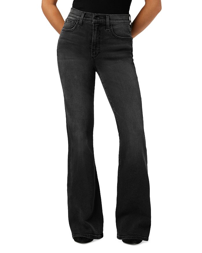 Joe's Jeans Petites The Molly High Rise Flared Jeans in Guilt Free ...
