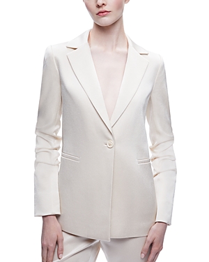 ALICE AND OLIVIA ALICE AND OLIVIA PAILEY FITTED NOTCH COLLAR BLAZER