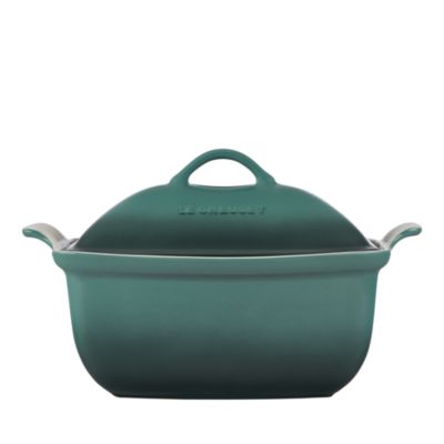 Enameled Stoneware Covered Baker