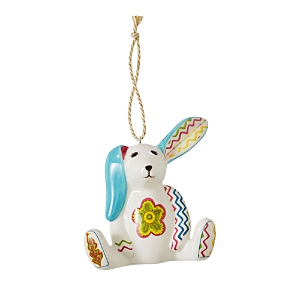 Spode Minnie Rabbit Patchwork Ornament In Multi