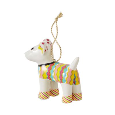 Tiffany Pooch Patchwork Ornament