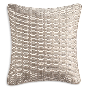 Hudson Park Collection Brushstroke Decorative Pillow, 16 X 16 - 100% Exclusive In Taupe