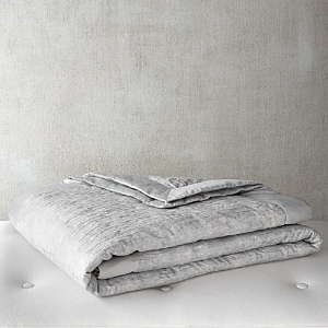 Hudson Park Collection Rippled Texture Coverlet, King - 100% Exclusive In Pale Silver