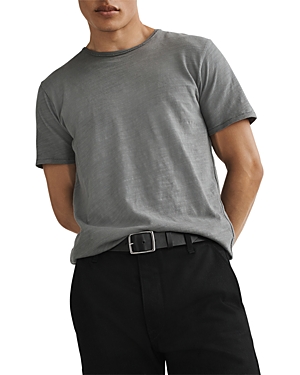 Rag & Bone Classic Flame Slub Cotton T-shirt In Mink