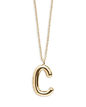 Baublebar Bubble Initial Necklace