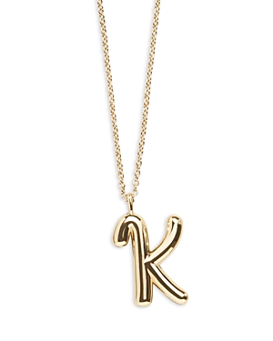 Baublebar Bubble Initial Necklace
