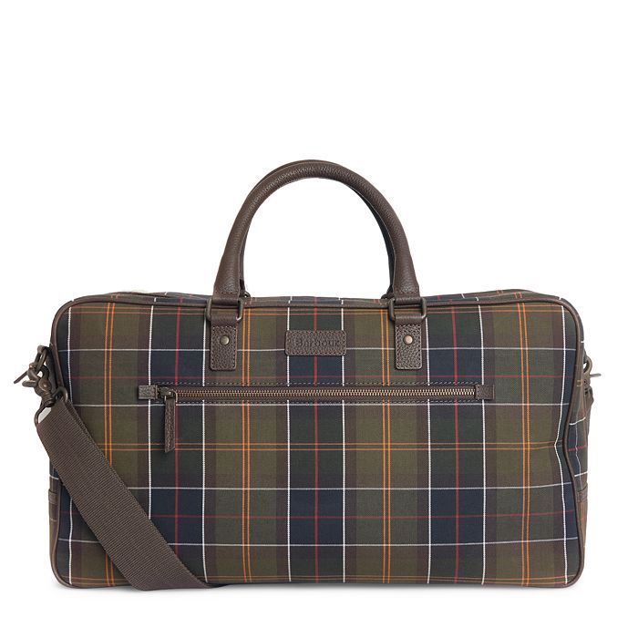Barbour - Tartan Leather Holdall