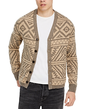 Shop Rails Duran V Neck Cardigan Sweater In Khaki Foli