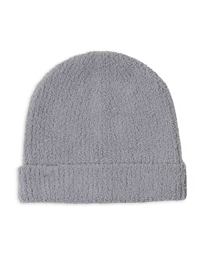 Shop Barefoot Dreams Cozychic Ribbed Beanie In Pewter