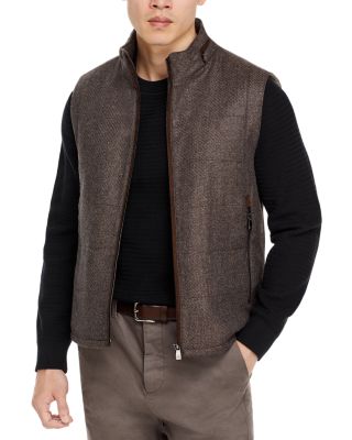 Corneliani Regular Fit Wool Cashmere Twill Vest Bloomingdale s