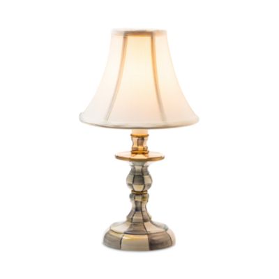 Sterling Check Candlestick Table Lamp
