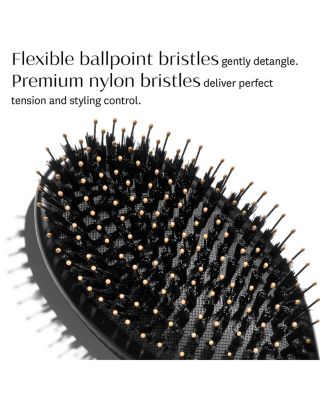 Polish &amp; Shine Premium Faux Boar &amp; Nylon Oval Hairbrush