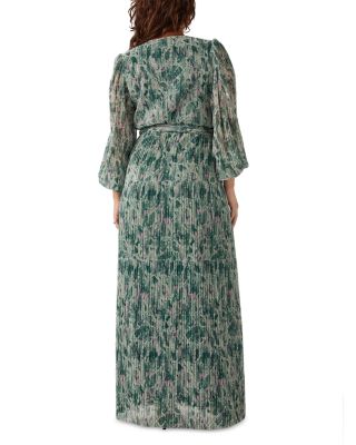 slim fit dress slacks BASH GREEN LADY MAXI DRESS