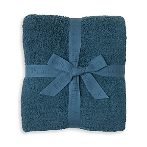Barefoot Dreams Cozychic Throw In Midnight Teal