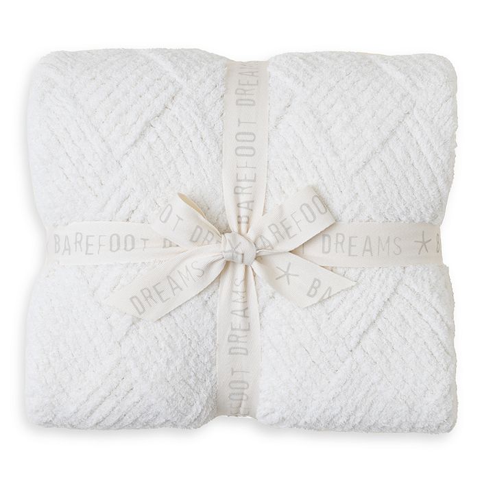 BAREFOOT DREAMS Cozychic Diamond Weave Blanket Bloomingdale's