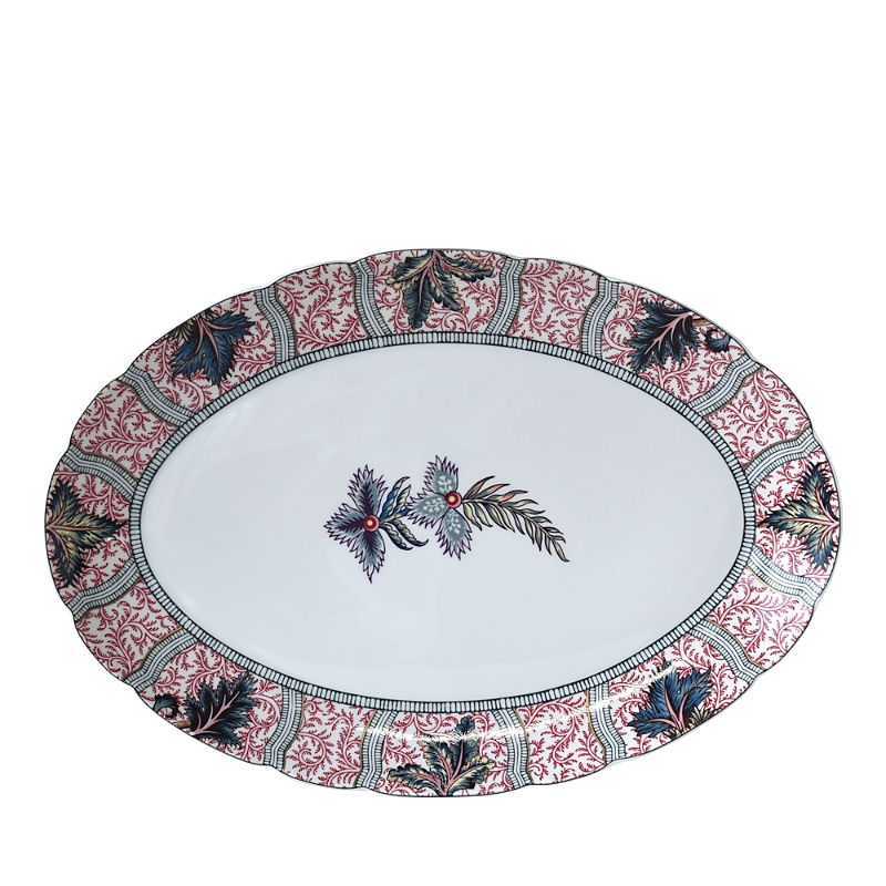 Bernardaud Braquenie Oval Platter In Multi