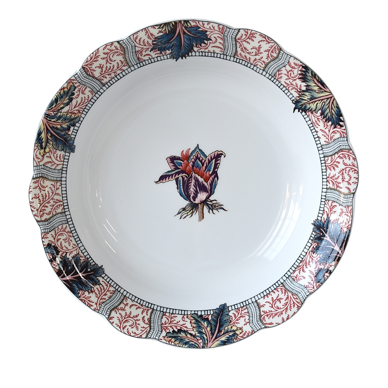 Bernardaud Braquenie Open Vegetable Dish In Multi