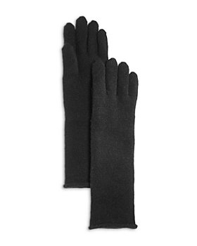 Extra Long Black Cotton Beaded Grip Gloves