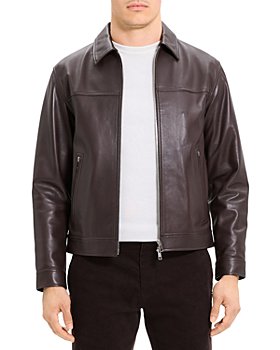 Theory - Rhett Point Nappa Leather Jacket 