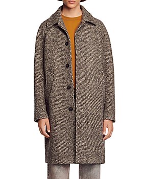 Sandro - Mac Wool Twill Coat