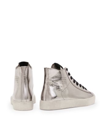 Women's Tana Metallic Lace Up High Top Sneakers