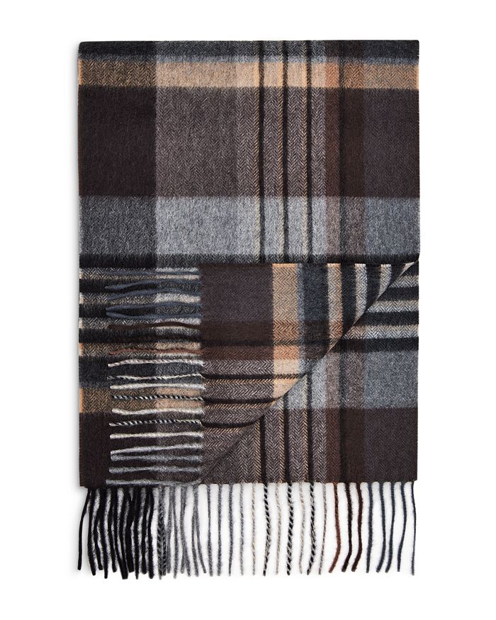 The Men's Store at Bloomingdale's Cashmere Plaid Scarf 100 Exclusive Bloomingdale's