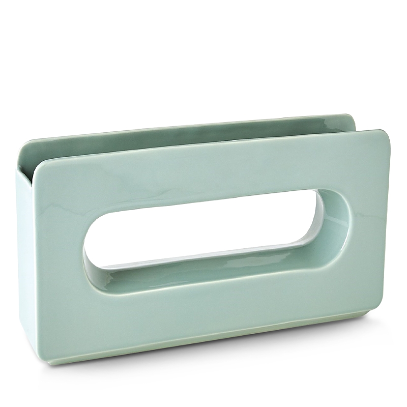 Global Views Lamb's Ear Small Rectangular Vase
