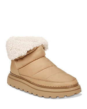 Sam Edelman Ozie Faux Shearling Bootie In Tan