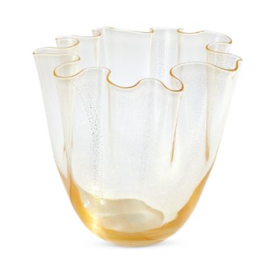 Global Views Handkerchief Vase Gold, Small
