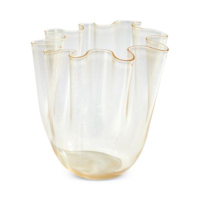 Global Views Handkerchief Vase Gold, Large