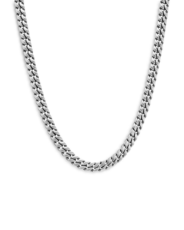 David Yurman Men s Sterling Silver Chain Curb Link Necklace 22