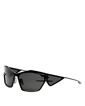 Givenchy Giv Cut Geometric Sunglasses, 66mm In Black