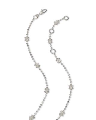 Sterling Silver Interlocking G Cluster Chain Necklace, 14"