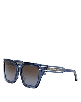DiorSignature S10F Transparent Pink Square Sunglasses
