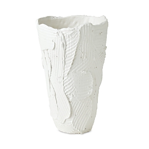 Global Views Ceramic Chip Vase, Short
