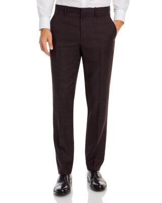 Theory Mayer Tonal Overcheck Slim Fit Suit Pants | Bloomingdale's Men