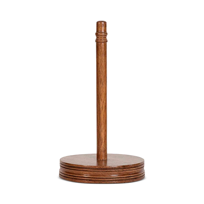 Juliska Bilbao Wood Paper Towel Holder In Brown