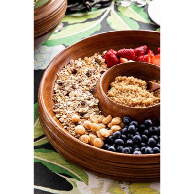 Bilbao Wood Chip & Dip Bowl