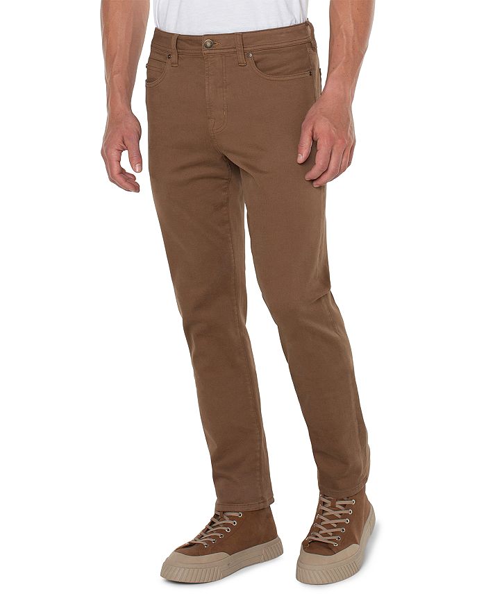 Liverpool Los Angeles Kingston Modern Slim Straight Fit Jeans In Wheat