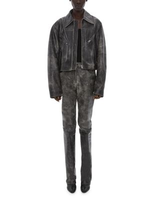 Helmut Lang Patent Leather Straight Leg Pants, $387, NET-A-PORTER.COM