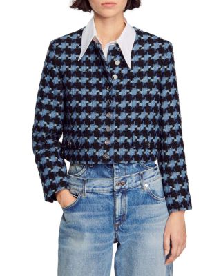 Sandro - Boulogne Tweed Cropped Jacket