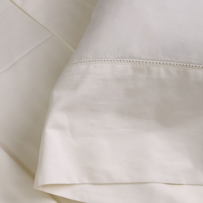 Shop Pom Pom At Home Classico Hemstitch Sheet Set, Twin In White