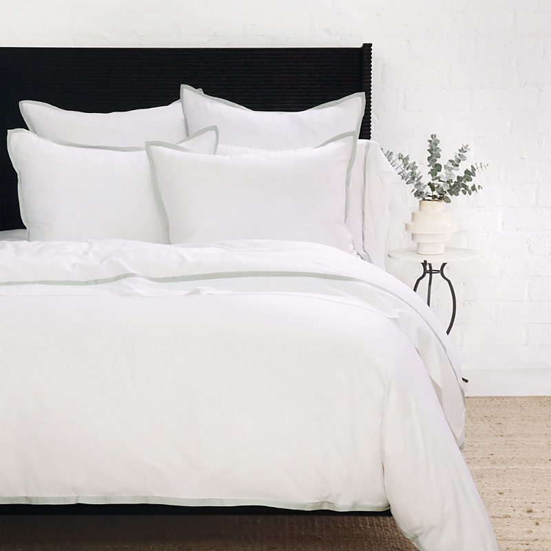 Pom Pom At Home Langston Duvet Cover Set, Twin In Seaglass