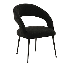 Tov Furniture Rocco Black Boucle Dining Chair